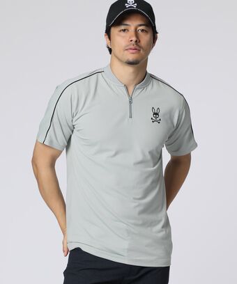 [GOLF] ハーフジップ 　ヘンリーネックTシャツ