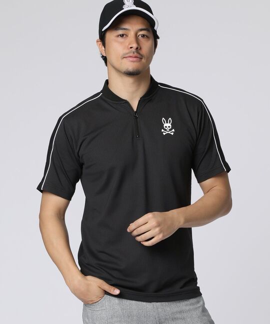 [GOLF] ハーフジップ ヘンリーネックTシャツ