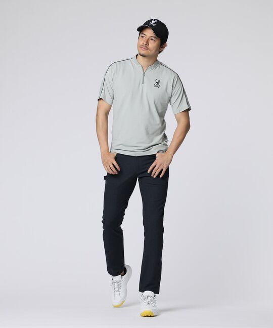 [GOLF] ハーフジップ ヘンリーネックTシャツ