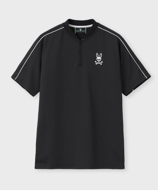 [GOLF] ハーフジップ ヘンリーネックTシャツ