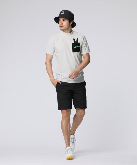 [GOLF] ポケットバニー モックネックTシャツ