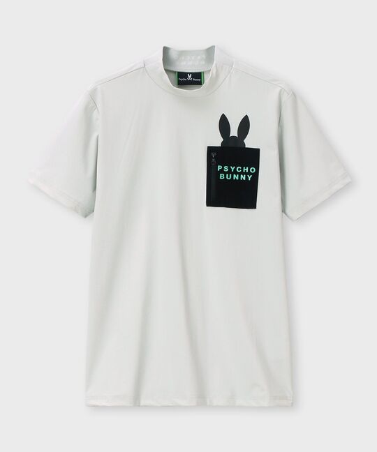 [GOLF] ポケットバニー モックネックTシャツ