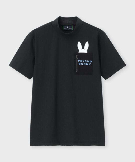 [GOLF] ポケットバニー モックネックTシャツ