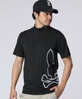 [GOLF] パイピング シルエットロゴ モックネックTシャツ