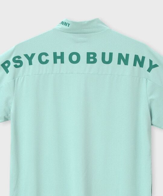 [GOLF] パイピング シルエットロゴ モックネックTシャツ