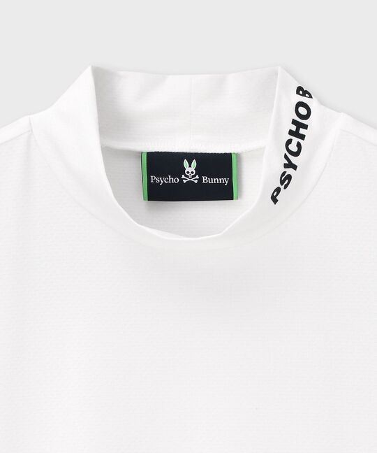 [GOLF] パイピング シルエットロゴ モックネックTシャツ