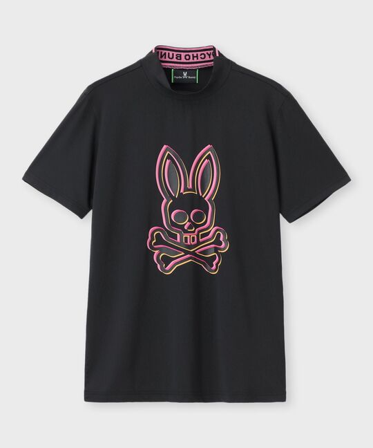 [GOLF] 3Dカラーロゴ モックネックTシャツ