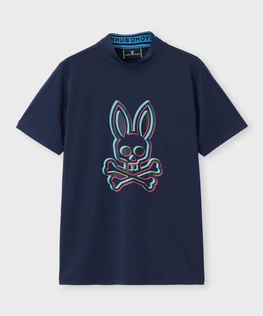 [GOLF] 3Dカラーロゴ モックネックTシャツ