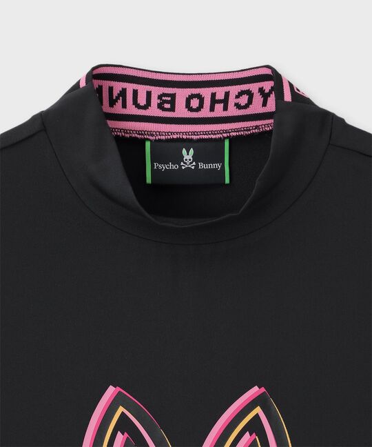 [GOLF] 3Dカラーロゴ モックネックTシャツ