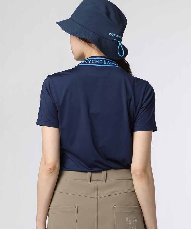 GOLF][WOMEN] 3Dカラーロゴ モックネックTシャツ｜Psycho Bunny