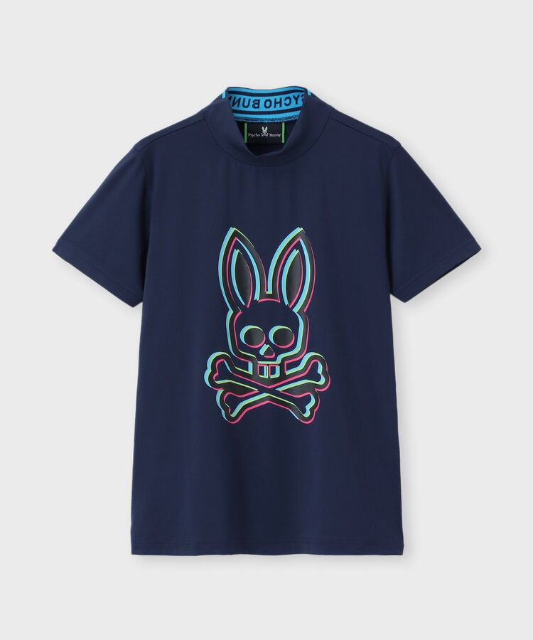 GOLF][WOMEN] 3Dカラーロゴ モックネックTシャツ｜Psycho Bunny