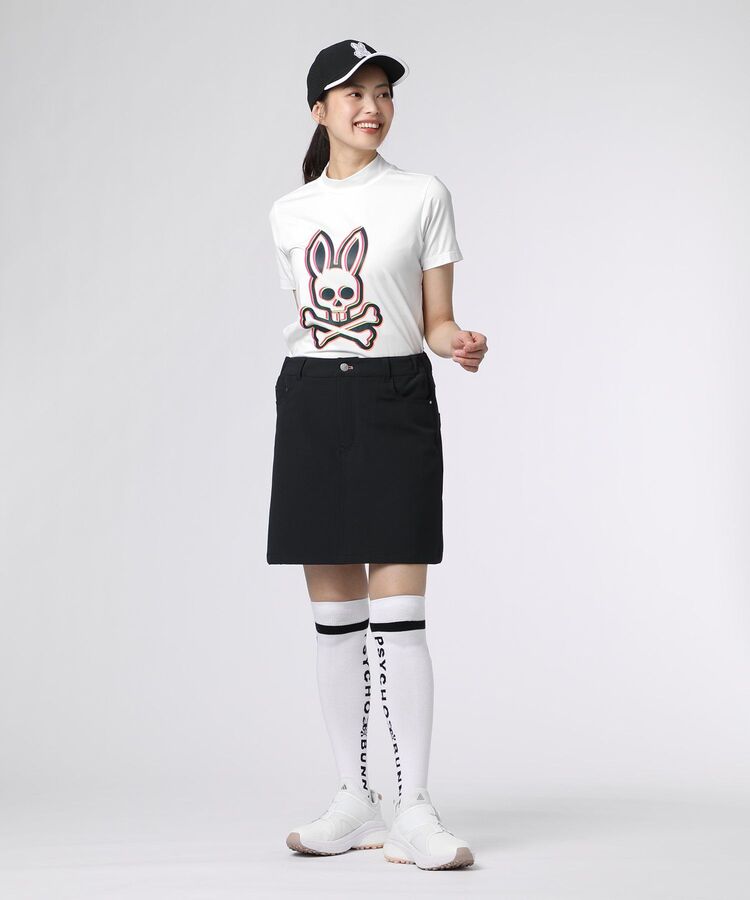 GOLF][WOMEN] 3Dカラーロゴ モックネックTシャツ｜Psycho Bunny