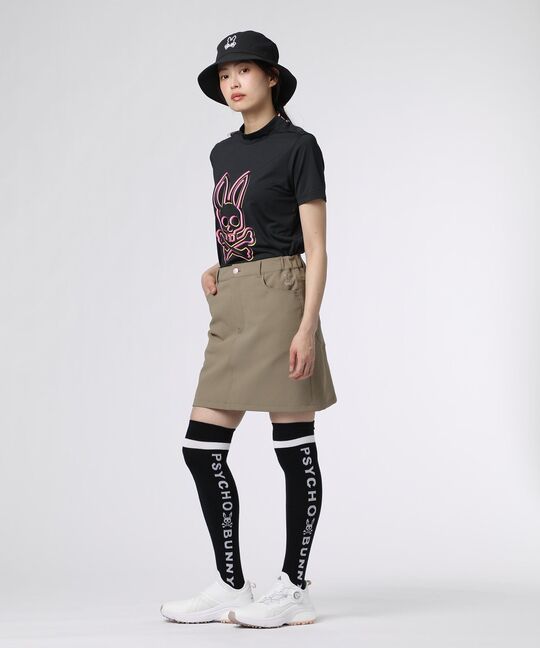 [GOLF][WOMEN] 3Dカラーロゴ モックネックTシャツ