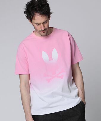 グラデーション シルエットバニー Tシャツ
