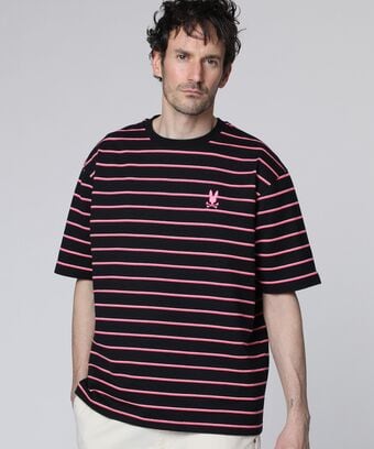 リラックスフィット ボーダーTシャツ
