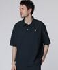 Dot Airメッシュメランジポロカラーシャツ