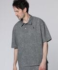 Dot Airメッシュメランジポロカラーシャツ