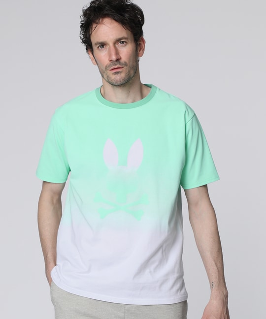 グラデーション シルエットバニー Tシャツ