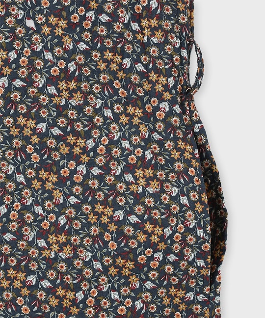 [WOMEN][LIBERTY] フラワープリント シャツワンピース