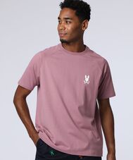 ラバーバックロゴラグランスリーブTシャツ