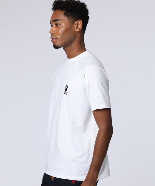 ラバーバックロゴラグランスリーブTシャツ