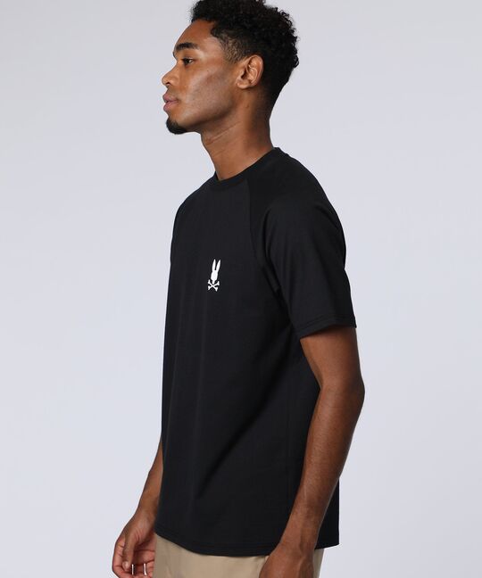ラバーバックロゴラグランスリーブTシャツ