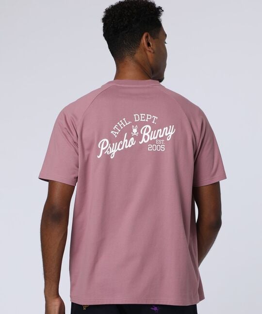 ラバーバックロゴラグランスリーブTシャツ
