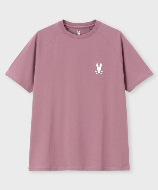 ラバーバックロゴラグランスリーブTシャツ