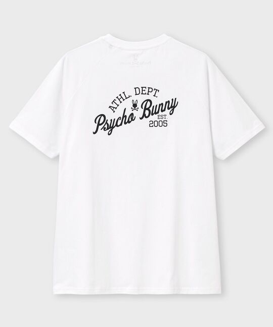 ラバーバックロゴラグランスリーブTシャツ