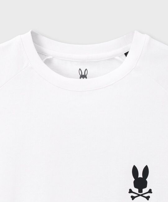 ラバーバックロゴラグランスリーブTシャツ