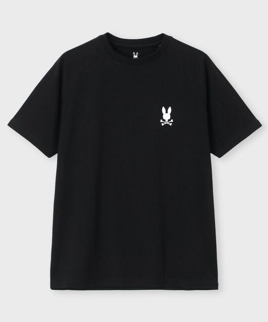 ラバーバックロゴラグランスリーブTシャツ