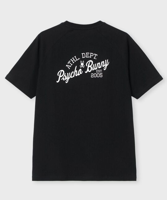 ラバーバックロゴラグランスリーブTシャツ