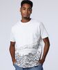 フリーハンドハーバーグラフィックＴシャツ