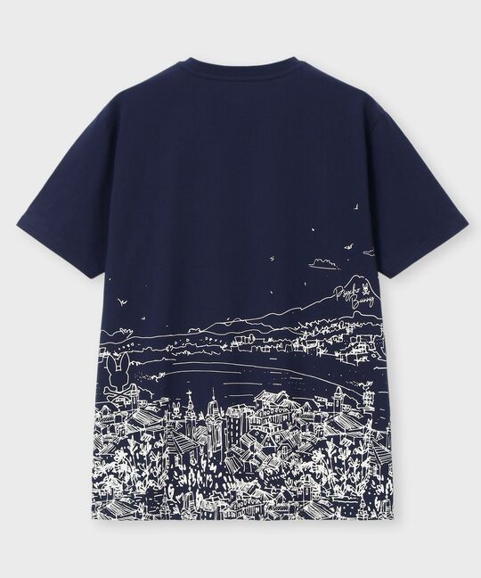 フリーハンドハーバーグラフィックＴシャツ