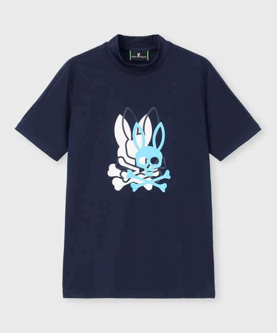 [GOLF]3レイヤーバニー モックネックTシャツ
