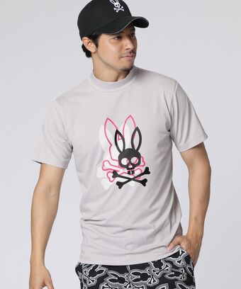[GOLF]3レイヤーバニー モックネックTシャツ