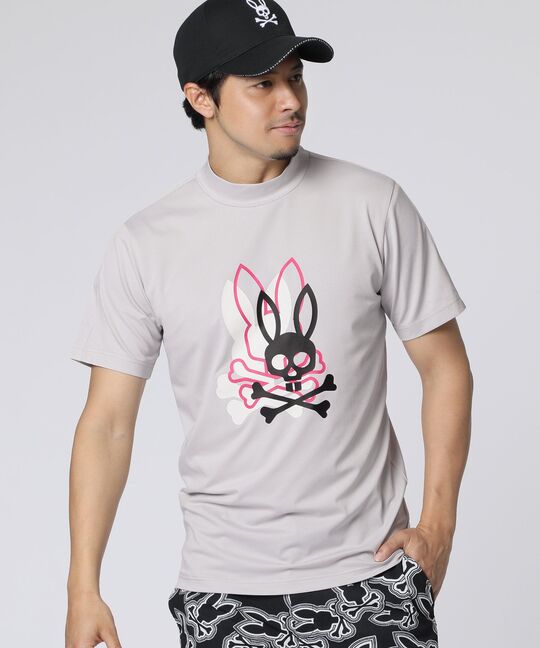 [GOLF]3レイヤーバニー モックネックTシャツ