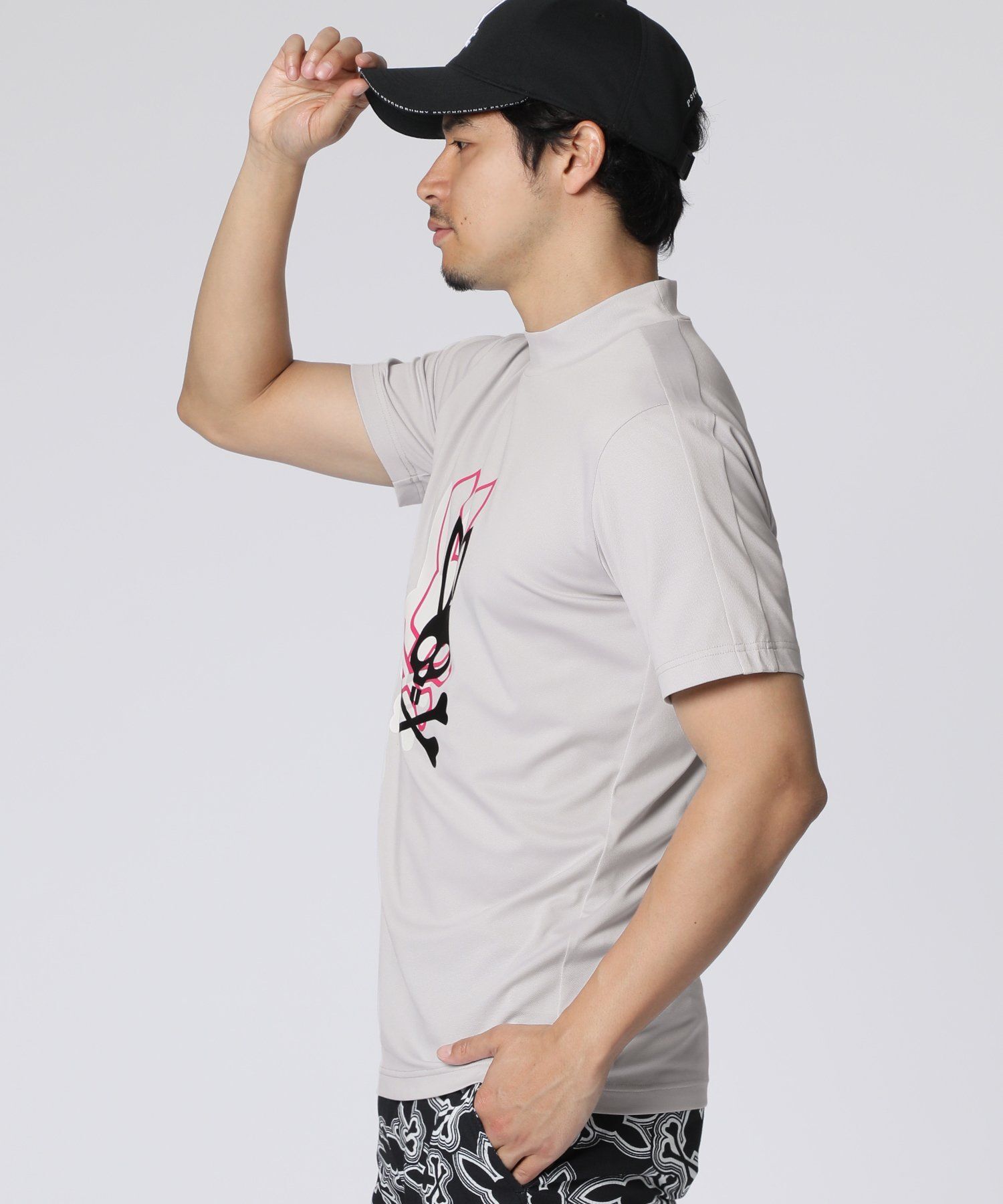 GOLF]3レイヤーバニー モックネックTシャツ｜Psycho Bunny