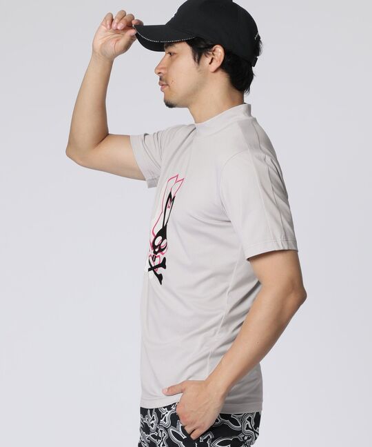 [GOLF]3レイヤーバニー モックネックTシャツ