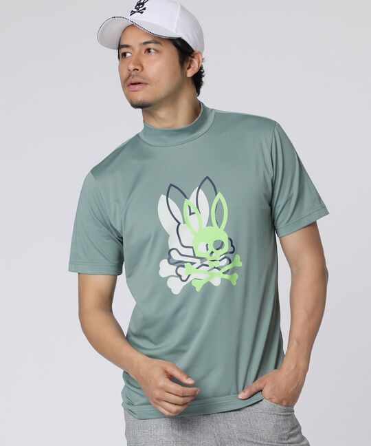 [GOLF]3レイヤーバニー モックネックTシャツ