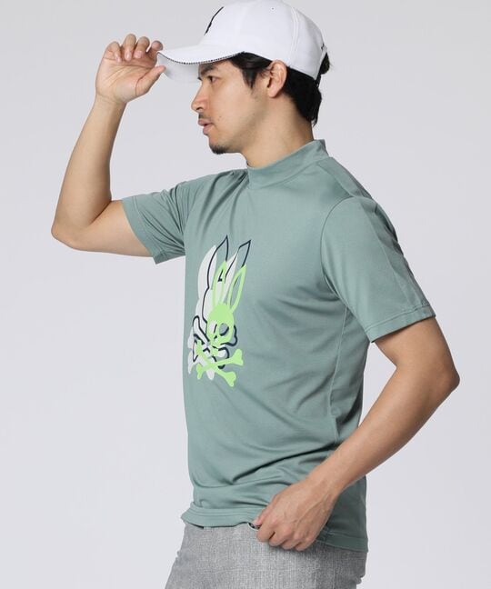 [GOLF]3レイヤーバニー モックネックTシャツ