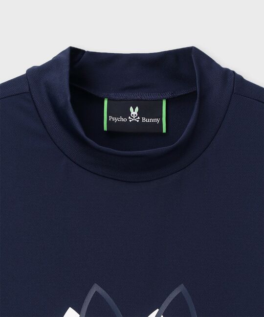 [GOLF]3レイヤーバニー モックネックTシャツ