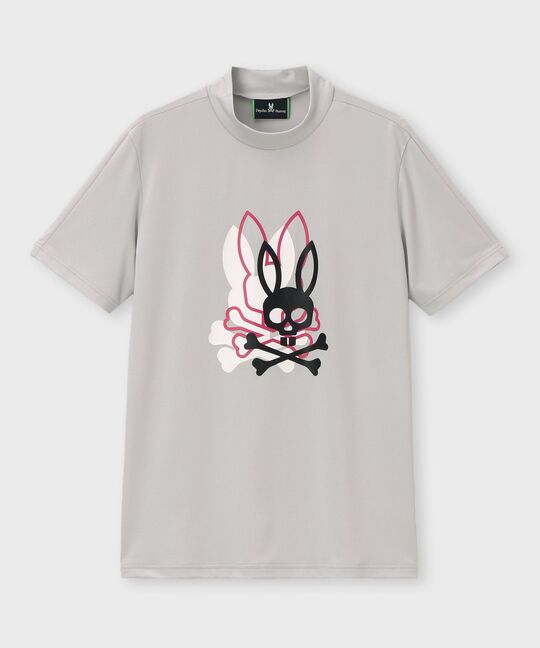 [GOLF]3レイヤーバニー モックネックTシャツ