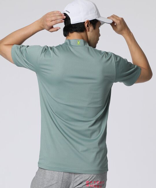 [GOLF]3レイヤーバニー モックネックTシャツ