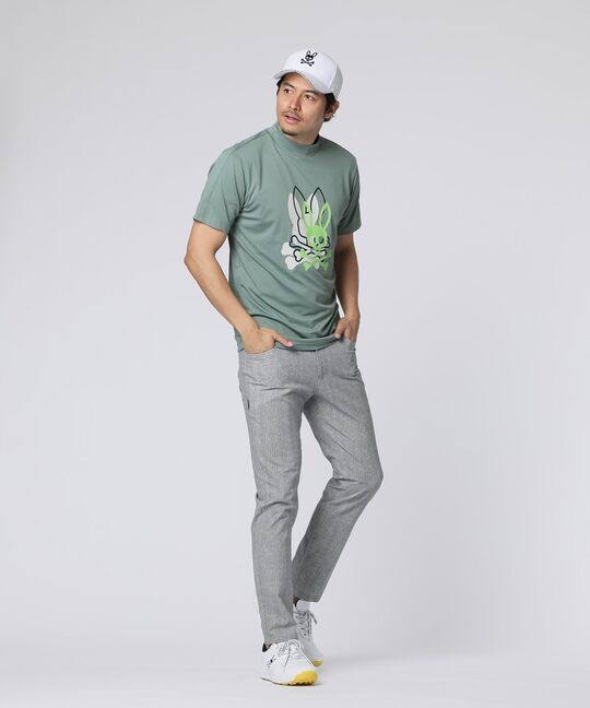 [GOLF]3レイヤーバニー モックネックTシャツ