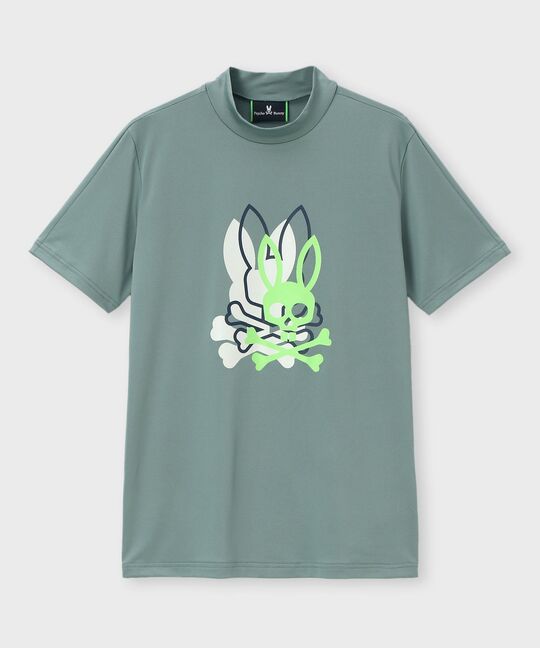 [GOLF]3レイヤーバニー モックネックTシャツ
