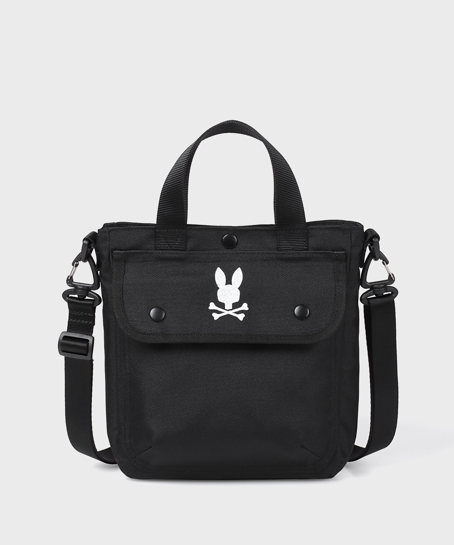 Psycho Bunny 大容量 ショルダーバッグ トートバッグ CORDURA fabric 2WAY ショルダーバッグ｜Psycho Bunny｜サイコ