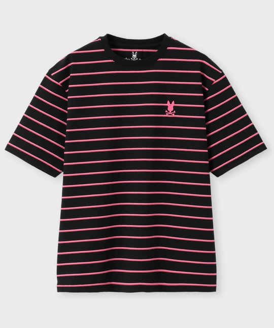 リラックスフィット ボーダーTシャツ