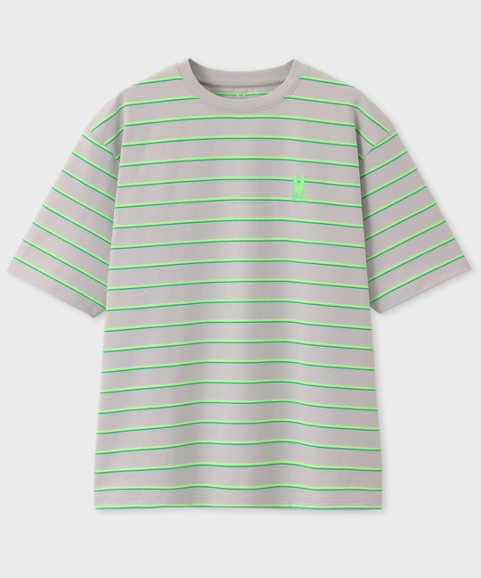 リラックスフィット ボーダーTシャツ