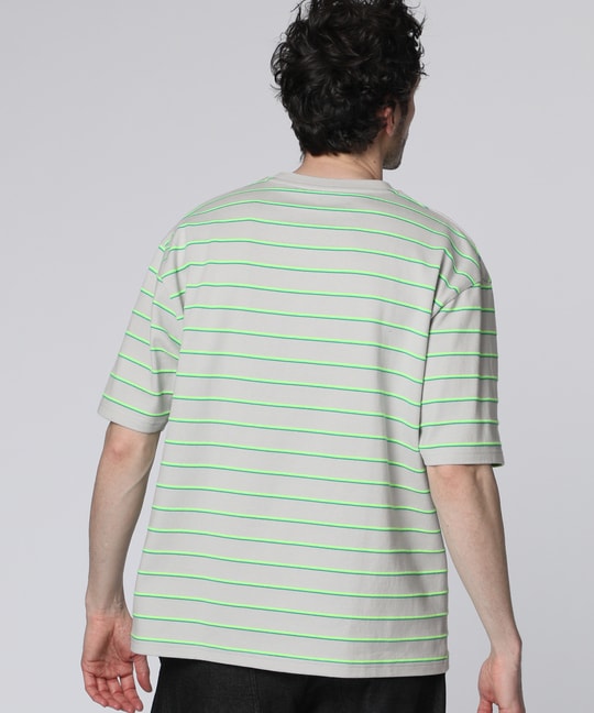 リラックスフィット ボーダーTシャツ